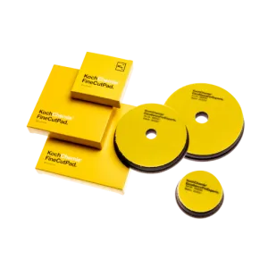 Koch Chemie Fine Cut Foam Pad (Yellow) Available in 3" & 5" & 6"