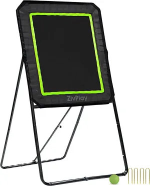 Lacrosse Rebounder for Backyard Lacrosse Bounce Back Rebounder 8 x 3.5 ft Lax Rebounder for Lacrosse Practice with Adjustable Rebound Angles Includes Ball