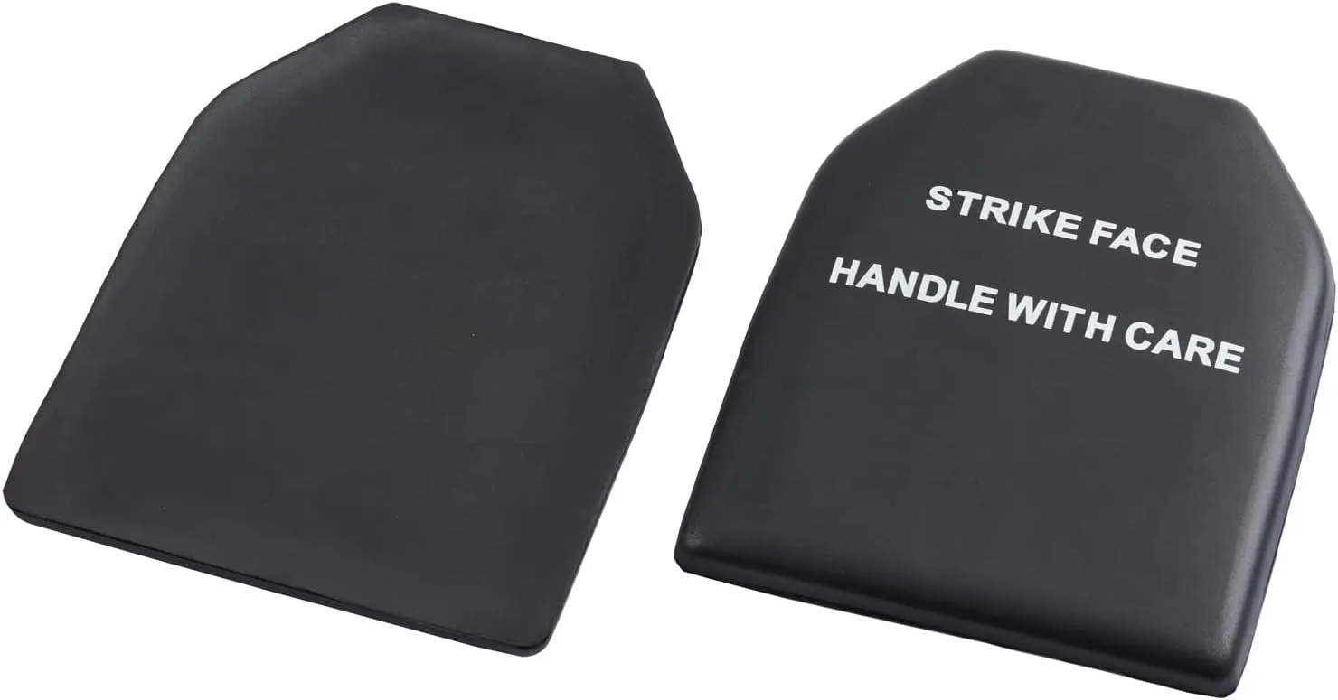 Lancer Tactical High Density Foam Lightweight Airsoft Imitation SAPI Plate 9*x11.5* Eva Dummy Foam PAD (Set of 2)