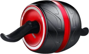 LAUS Ab Wheel Roller - with Knee Pad Mat, Automatic Rebound and Multiple Angles Core Workouts