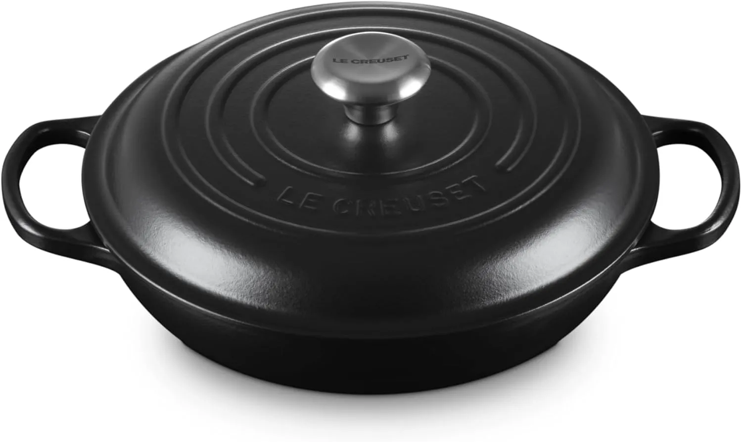 Le Creuset Enameled Cast Iron Signature Braiser, 2.25 qt., Licorice