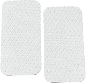 Lewmar Treadmaster Diamond Step Pad, Size 1, Measures 10-34" W x 5-1/4" D, self-Adhesive Backing, Chemical Resistant Nitrite PVC Construction, 2 Pack, White Sand - 2020212501