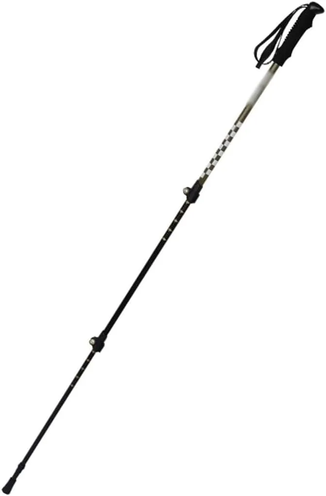 Lightweight Aluminum Alloy Hiking Sticks, Adjustable Telescopic Trekking Poles, with Flip Lock   EVA Grips, for Camping Backpacking