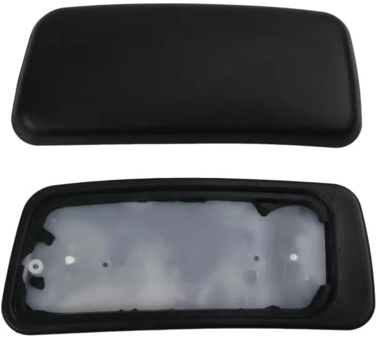 M-one New Arm Pads Caps Replacement for Haworth Zody Office Chair 1 Pair Black/Gray (Black)