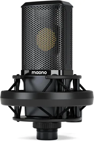 MAONO XLR Condenser Microphone with 34mm Large Diaphragm, Professional Cardioid Studio Mic for Podcasting, Recording, Streaming, Vocals, Voice Over, Music, ASMR(PM500)