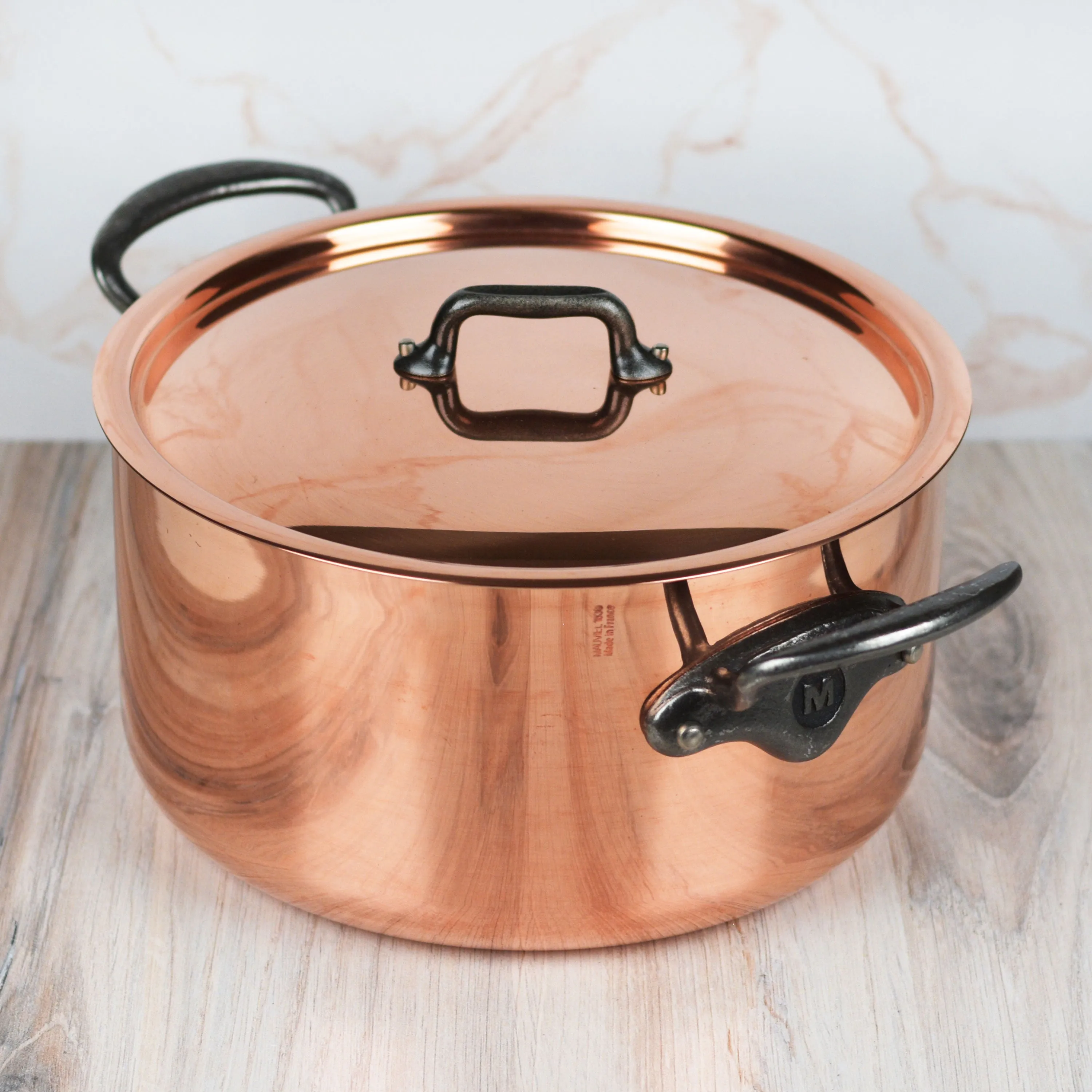 Mauviel M200Ci 6.3-quart Copper Stock Pot