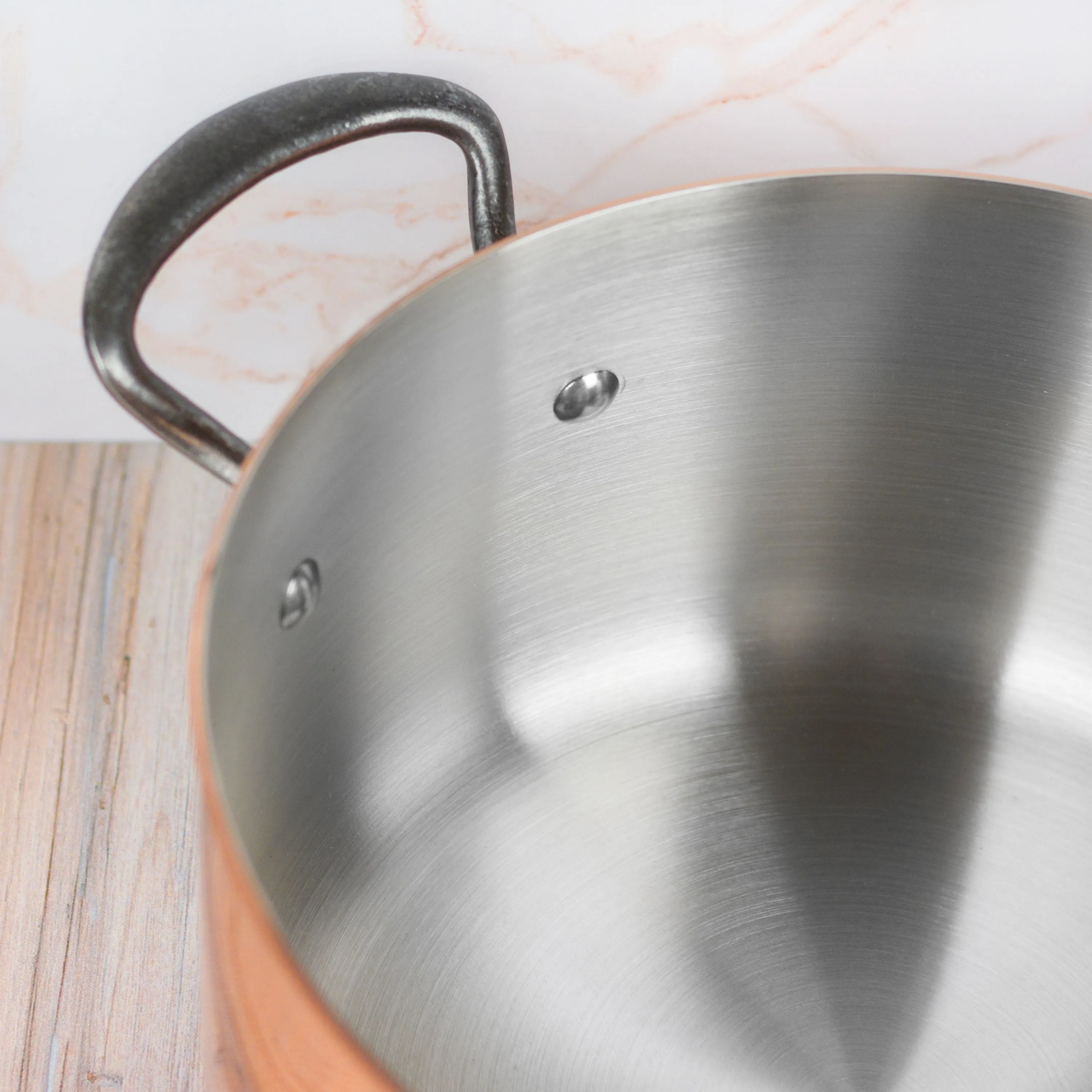 Mauviel M200Ci 6.3-quart Copper Stock Pot