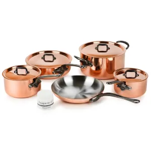 Mauviel M200Ci 9 Piece Copper Cookware Set