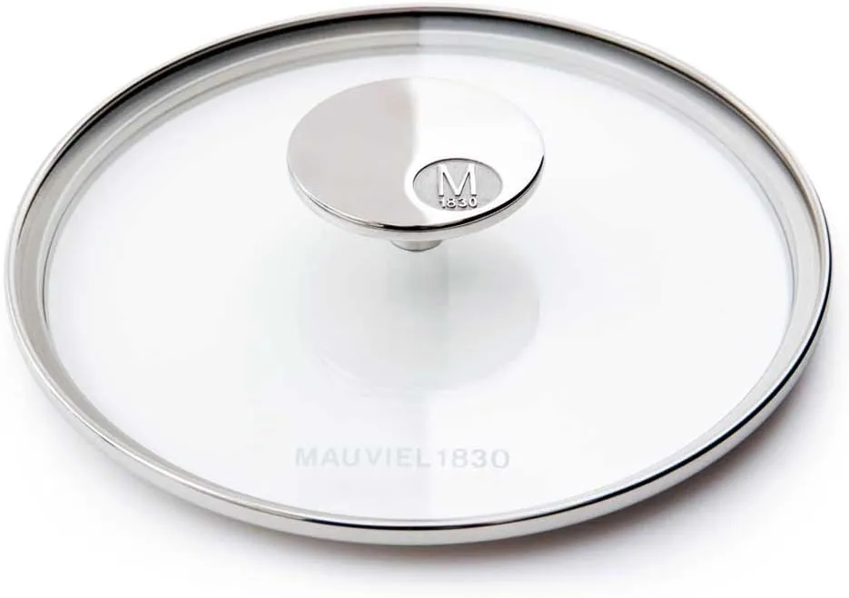Mauviel Made In France M'360 11-Inch Glass Lid with Cast Stainless Steel
