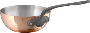 Mauviel M'Heritage 150 CI 1.5mm Polished Copper Chef Pan With Electroplated Handles, 2.1-Qt, Made In France