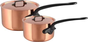 Mauviel M'Heritage 150 CI 4-Piece Cookware Set With Cast Iron Handles