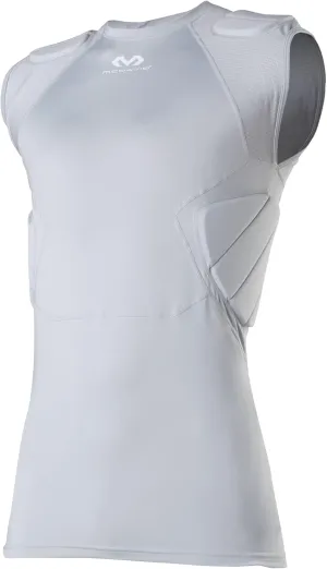 McDavid Mens Integrated 5-Pad Shirt, Comfort & Protection from Hard Objects, Lightweight & Breathable, Football & Lacrosse
