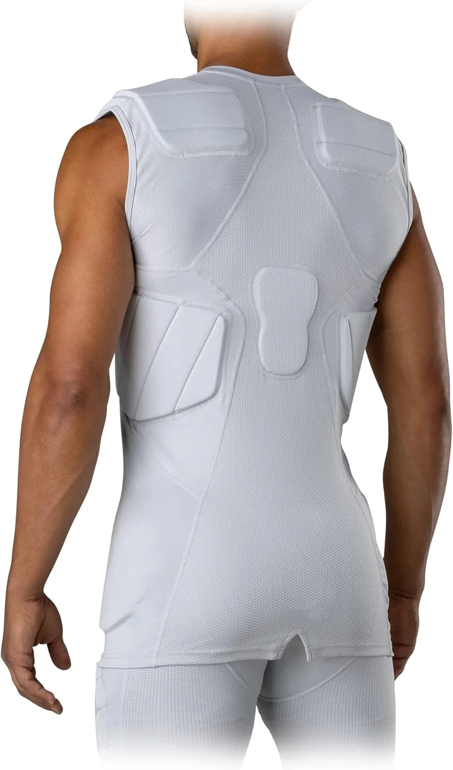 McDavid Mens Integrated 5-Pad Shirt, Comfort & Protection from Hard Objects, Lightweight & Breathable, Football & Lacrosse