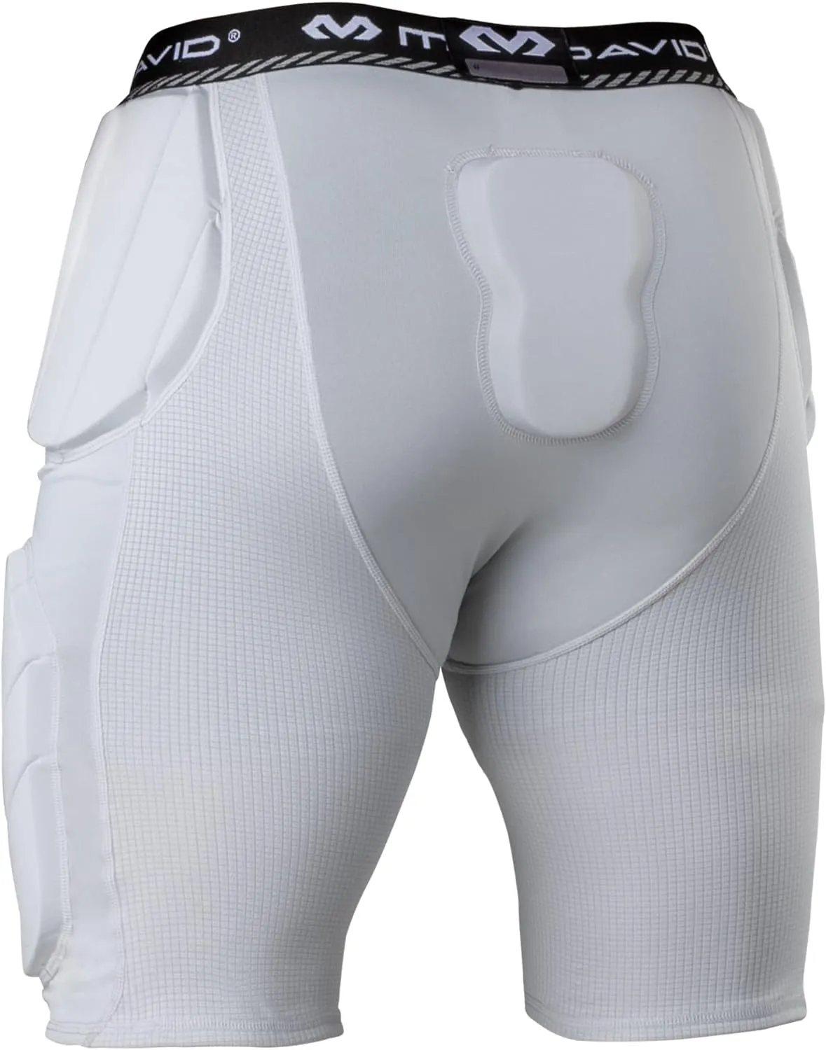 McDavid Youth Integrated 5-Pad Girdle, Durable & Breathable Padded Support with Hard-Shell Thigh Guards Football Kids