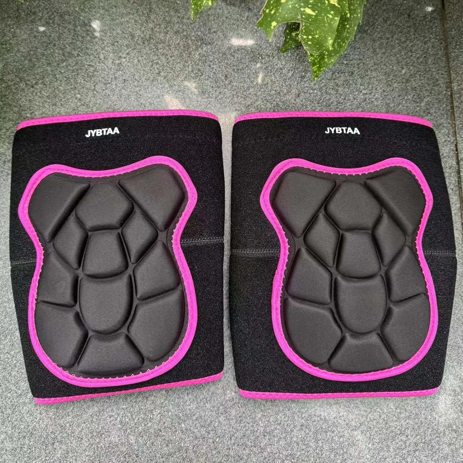 Mem/Women Cleaning Knee Pads, Waterproof Garden Knee Pad for Flooring, Flexible Soft Knee Protector for Outdoor/Indoors Work, Adjustable Safety Foam Pads for Yard Tile Construction, Rose Red L. (1 Pair)