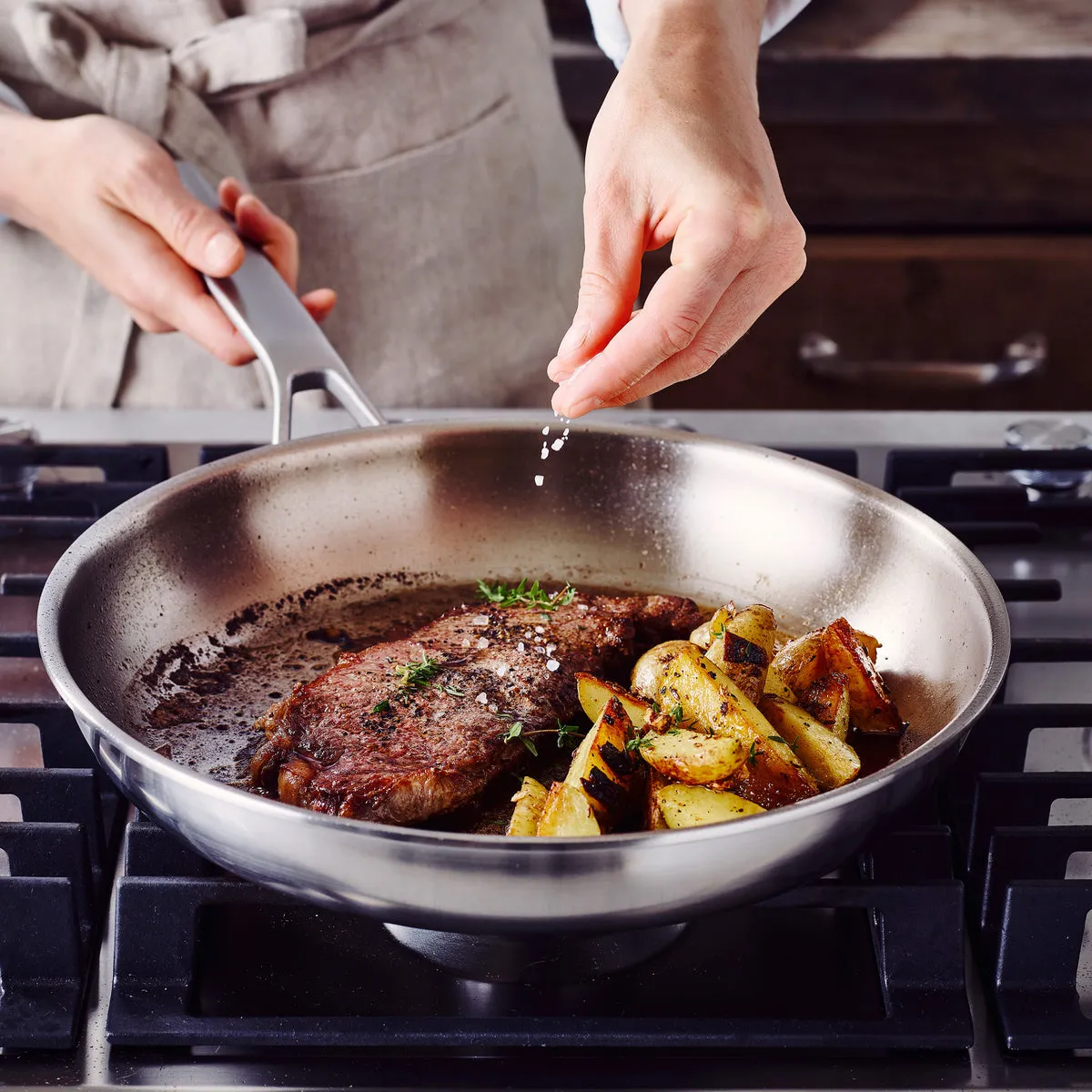 Merten & Storck - Stainless Steel Frypan, 12 Inch