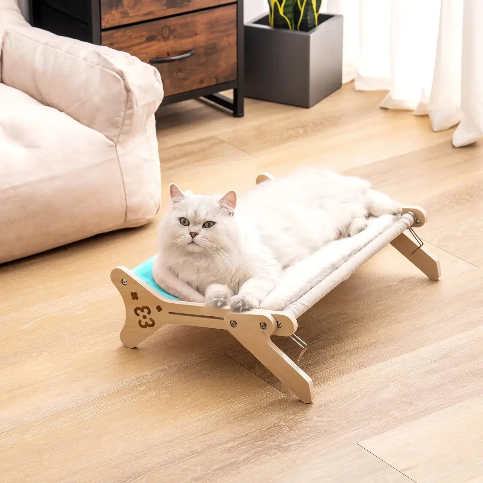 Mewoofun Adjustable Cat Window Perch