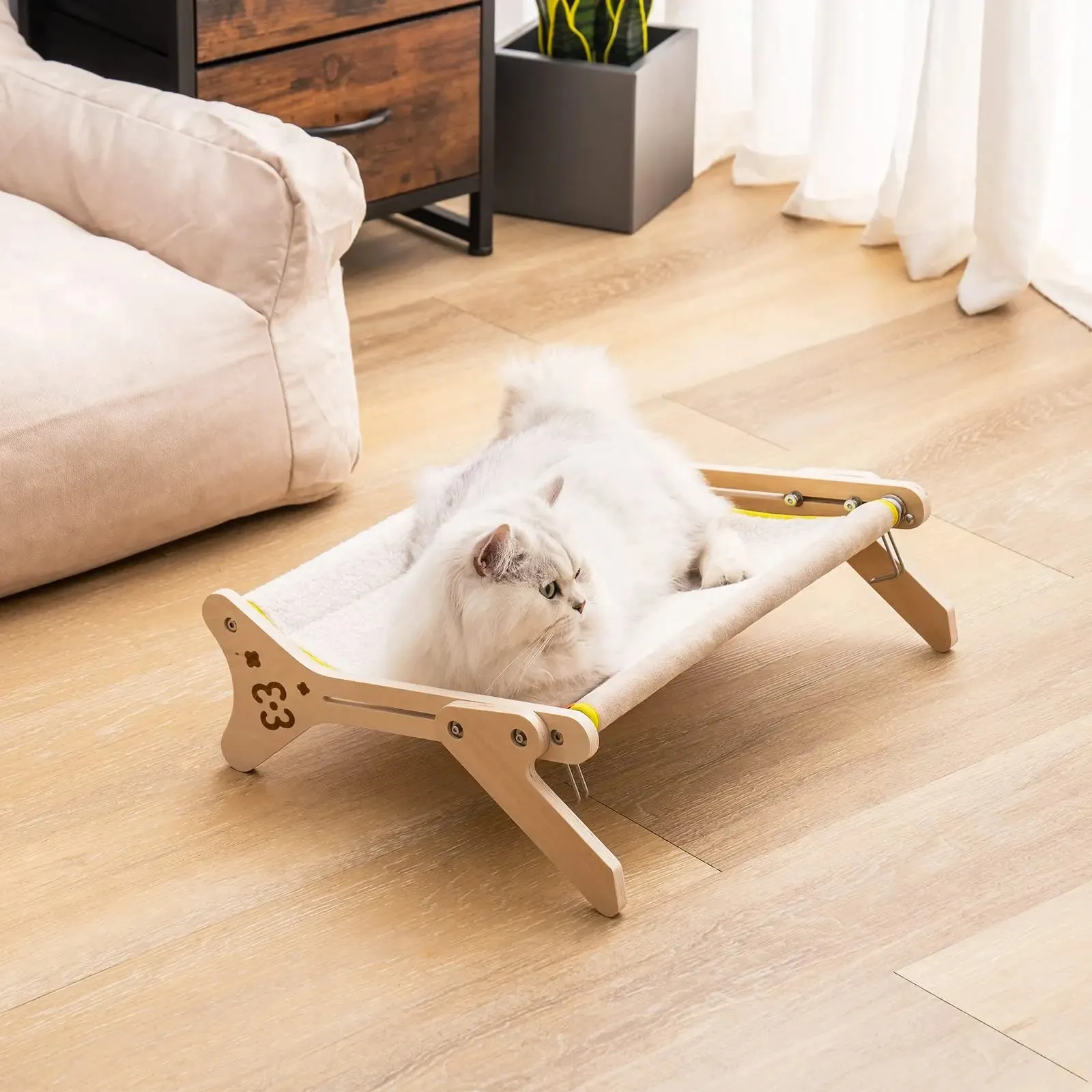 Mewoofun Adjustable Cat Window Perch