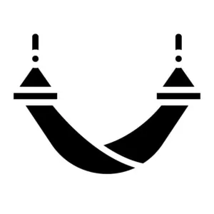 Mexican Hammock Glyph Icon
