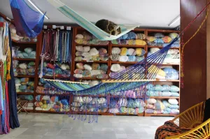 Mexican Spreader Bar Hammock - Lake
