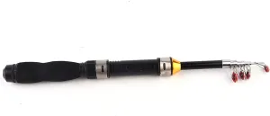 Micro Fishing Rod, Telescopic Fishing Rod Ultra Short Telescopic Sea Pole Long Throw Four Layer Super Hard River Ice Fishing Rod
