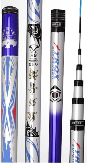 MirOdo Carbon Fishing Rod Ultra Light Super Hard Telescopic Fishing Rods for Sturgeon Mackerel Big Fish Fishing Pole for 40kg Or Less