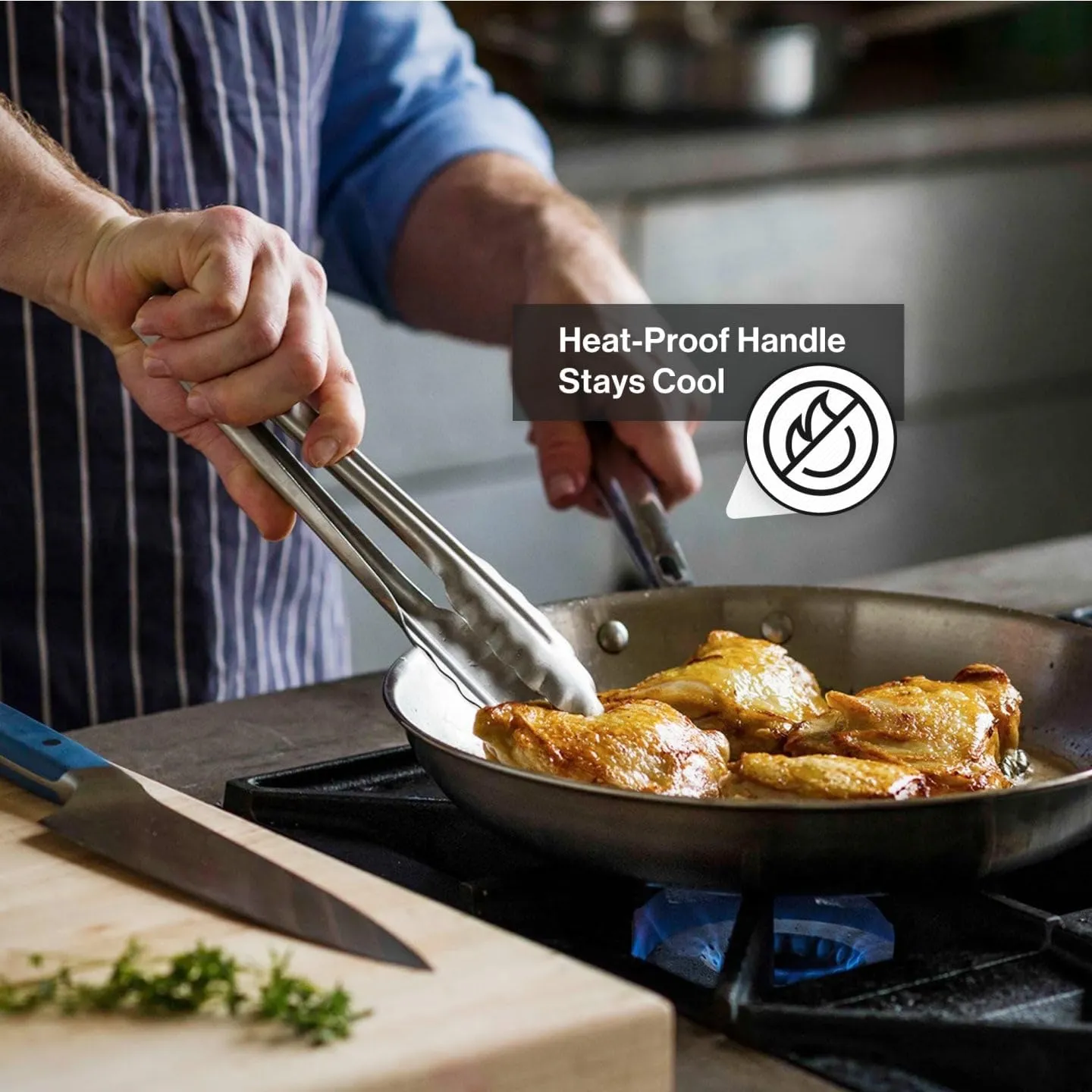 Misen 5-Ply Stainless Steel Cookware Set - Versatile, Dishwasher Safe - 5-Piece Set - 10" Skillet, 3 QT Saute Pan   Lid, 3 QT Saucier   Lid