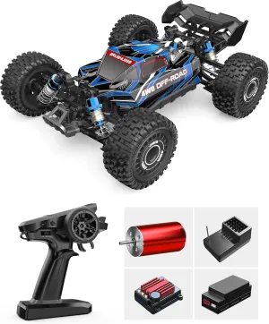 MJX Hyper GO 16207 with 3S Battery 1/16 RTR Brushless RC Cars, 62KM/H Fast RC Truck, 4WD All-Road Remote Control Cars for Adults,Electric Powered Hobby RC Buggy Gift for Adult