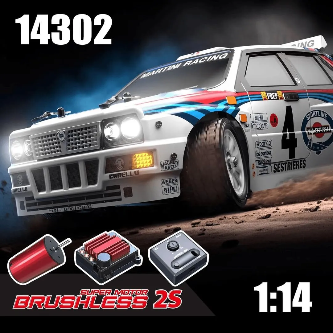 Mjx Hyper go 4x4 Brushless Rc Cars 14302 Hyper 4wd Rc Car All-Road RC Drift Car Brushless Scale 2.4G 4wd High Speed Electric,Terreneitor 4x4 Carros,1/14 High Speed Rc Cars Drift for Adults…
