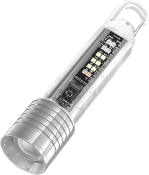 MODOAO LED Flashlight Strong Magnets USB Rechargeable Handheld Flashlights Portable Lights Telescopic Zoomable Camping Lantern