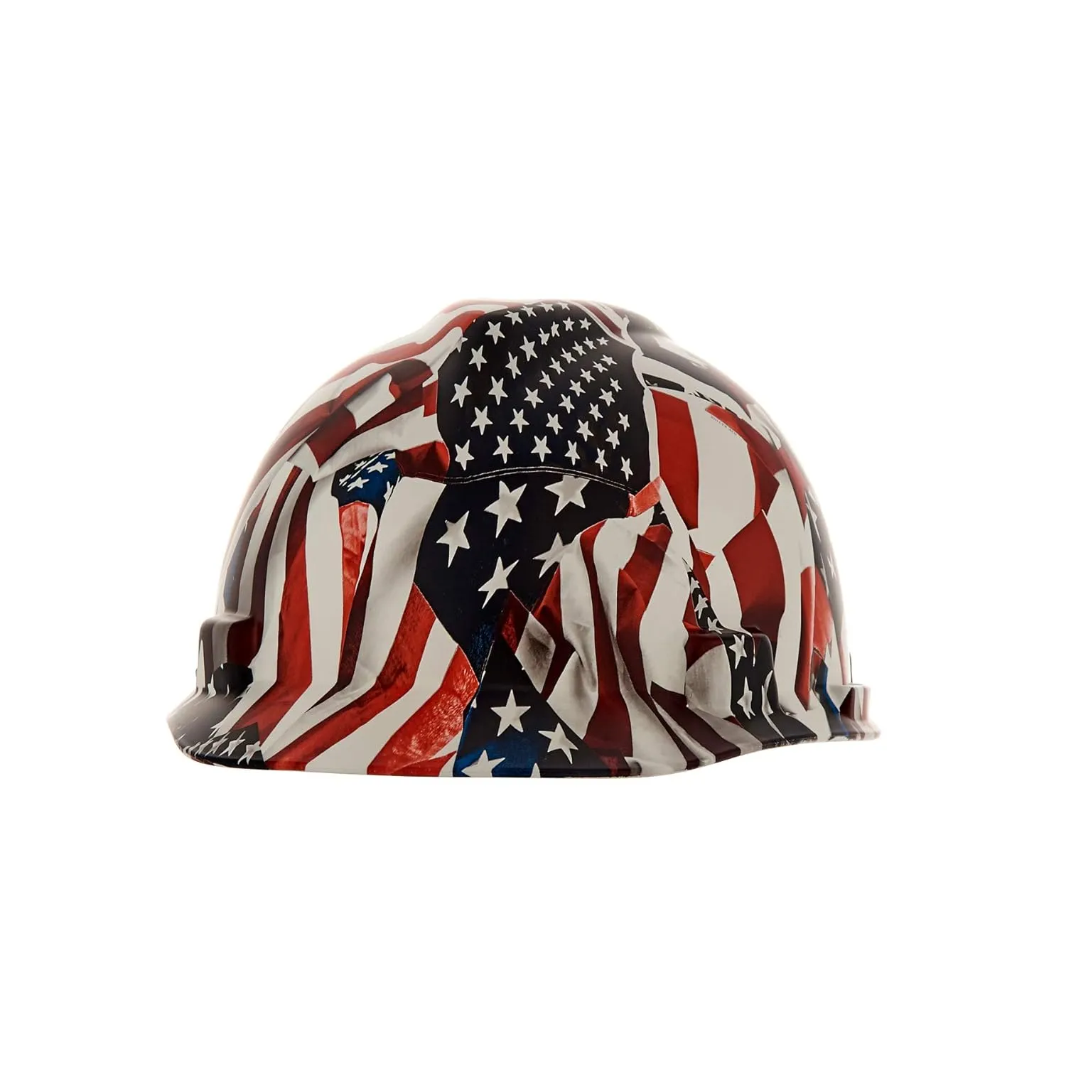 MSA 10204771 Hydro Dip V-Gard Cap Style Safety Hard Hat With Fas-Trac III Ratchet Suspension | Polyethylene Shell, Self Adjusting Crown Straps - Standard Size in One Nation