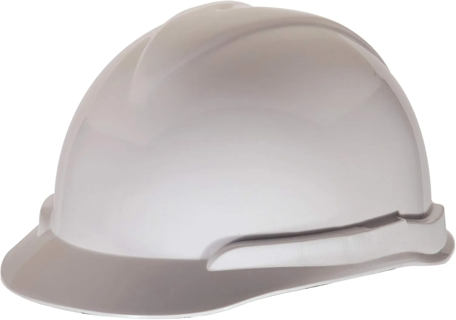 MSA Super-V Type 2 Cap Style Safety Hard Hat with Fas-Trac III Ratchet Suspension | Polyethylene Shell, Superior Impact Protection, Self Adjusting Crown Straps