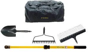 Multi-Tool System Telescopic Lawn and Garden Tool Kit with Duffel Bag