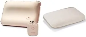 Naturehike Self-Inflating Camping Pillow  Machine Washable Skin-Friendly Pillow Case, Beige