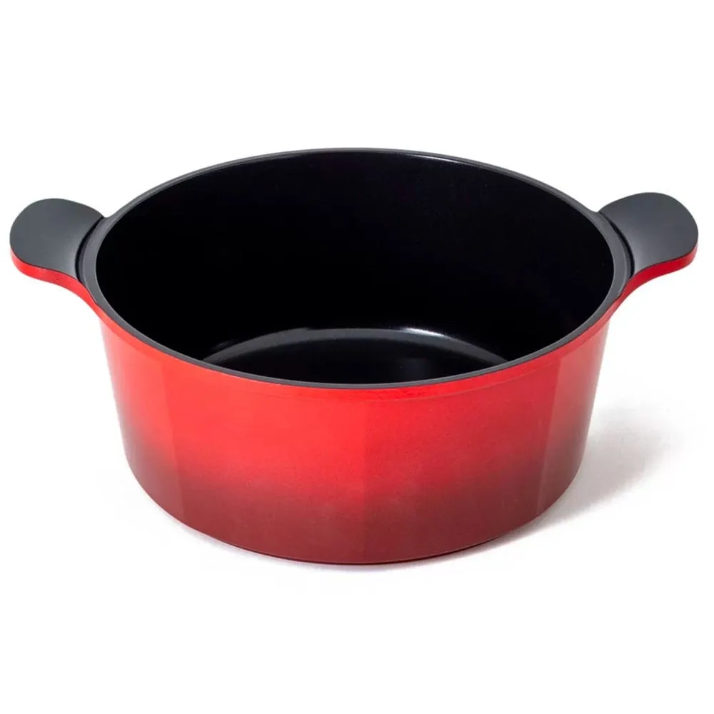Neoflam Venn Deep Casserole Pot 28cm 7L - Red
