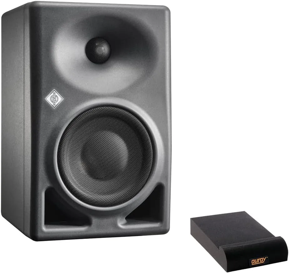 Neumann KH 120 MKII Active 5.25" 2-Way Studio Monitor (Anthracite) Bundle with Auray IP-S Isolation Pad