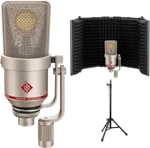 NEUMANN Neumann TLM 170 R Large-Diaphragm Multipattern Condenser Microphone (Nickel) Bundle with Auray RF-5P-B Reflection Filter