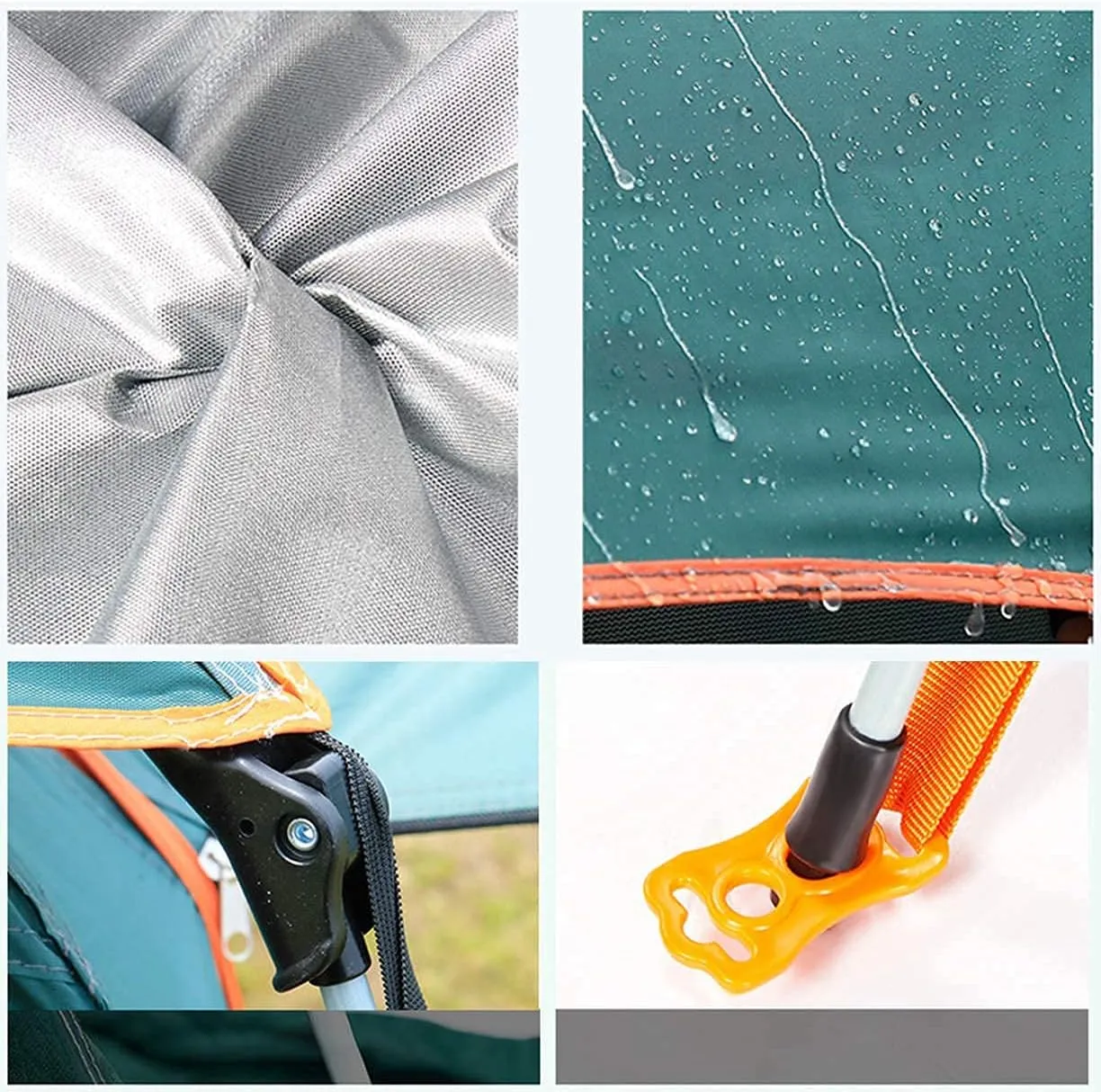 NIEH Dome Camping Tent 3-5 Person 4 Season Double Layers Waterproof Anti-UV Windproof Tents Family Outdoor Camping Tent