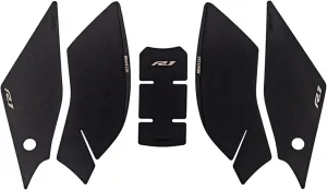 NIGHT CAT Compatible with YZFR1 R1,Fuel tank sticker fishbone sticker anti-skid sticker fuel tank protection sticker,Tank side traction pad(R1)