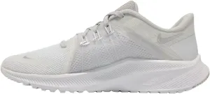 Nike womens Quest 4 Road Running Shoes, White/Metallic Silver-photon D, 10
