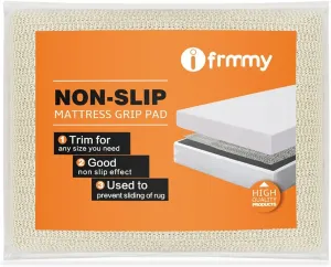 Non Slip Grip Pad for Twin Size Mattress, Keeps Mattress in Place for a Great Night's Sleep - Twin Size