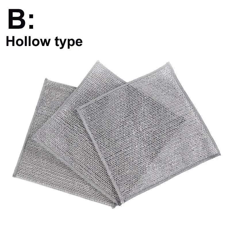 Non-Stick Double Layer Iron Cleaning Cloth - Wire Wipe