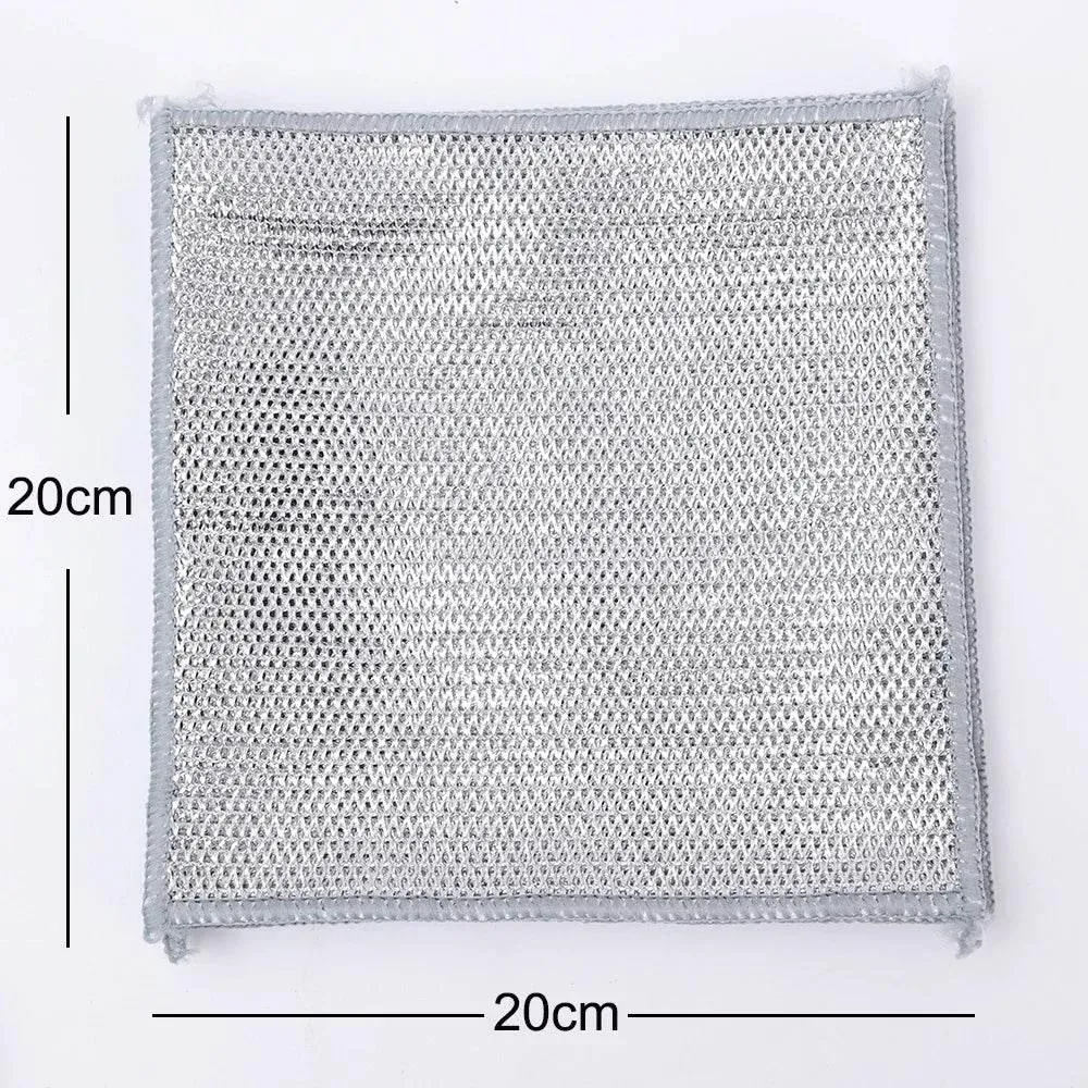 Non-Stick Double Layer Iron Cleaning Cloth - Wire Wipe