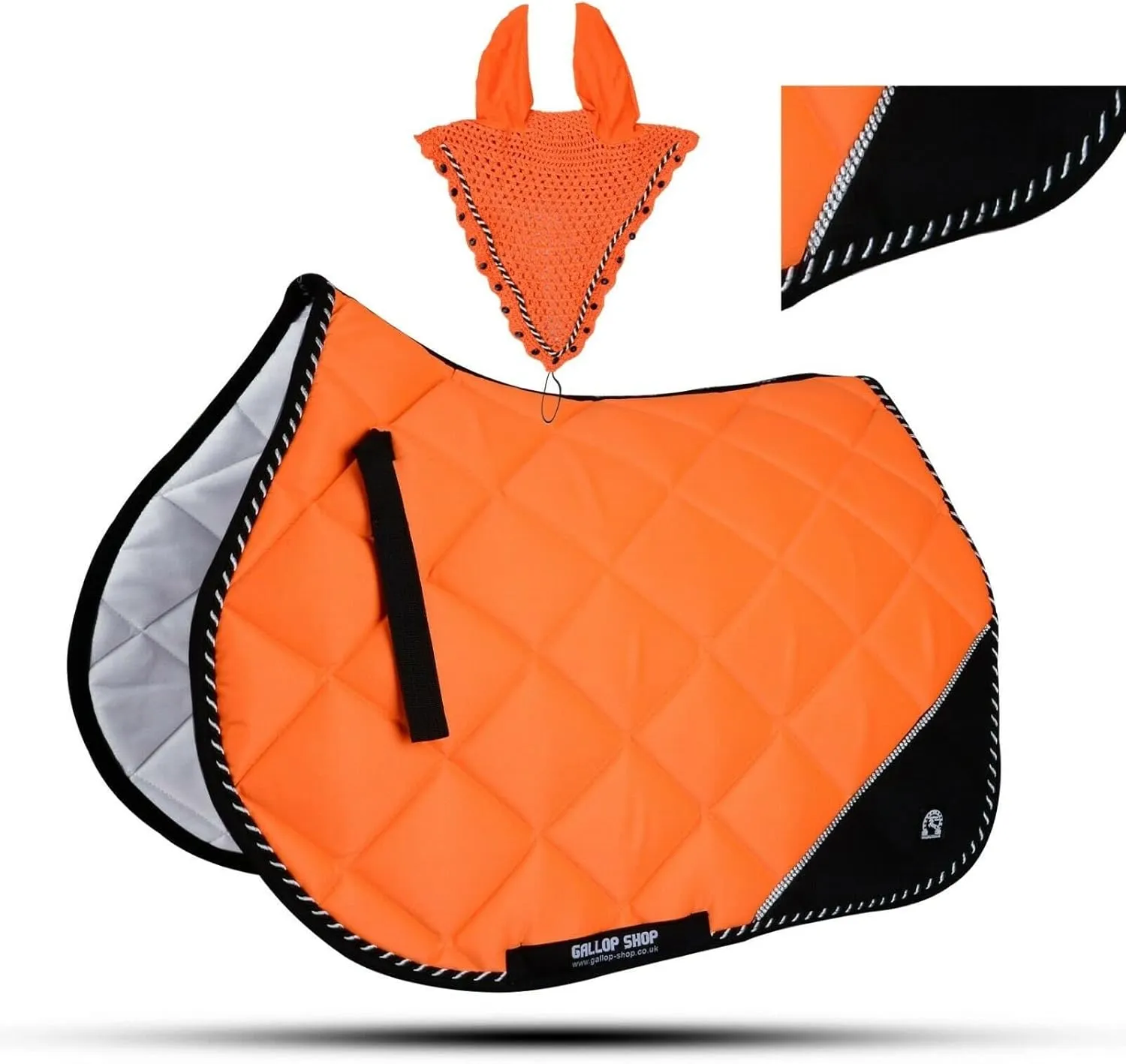 Numnah General Saddle Pads Jewel Trimming Amara Palm Free Ear (Ship from USA)