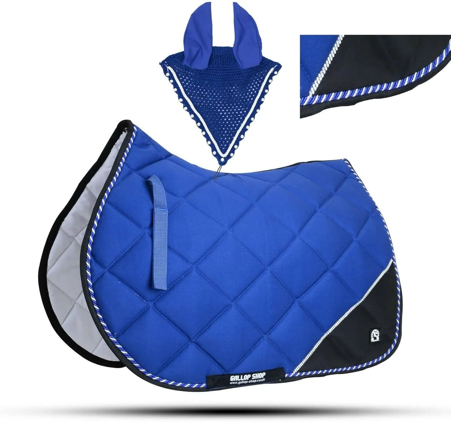 Numnah General Saddle Pads Jewel Trimming Amara Palm Free Ear (Ship from USA)