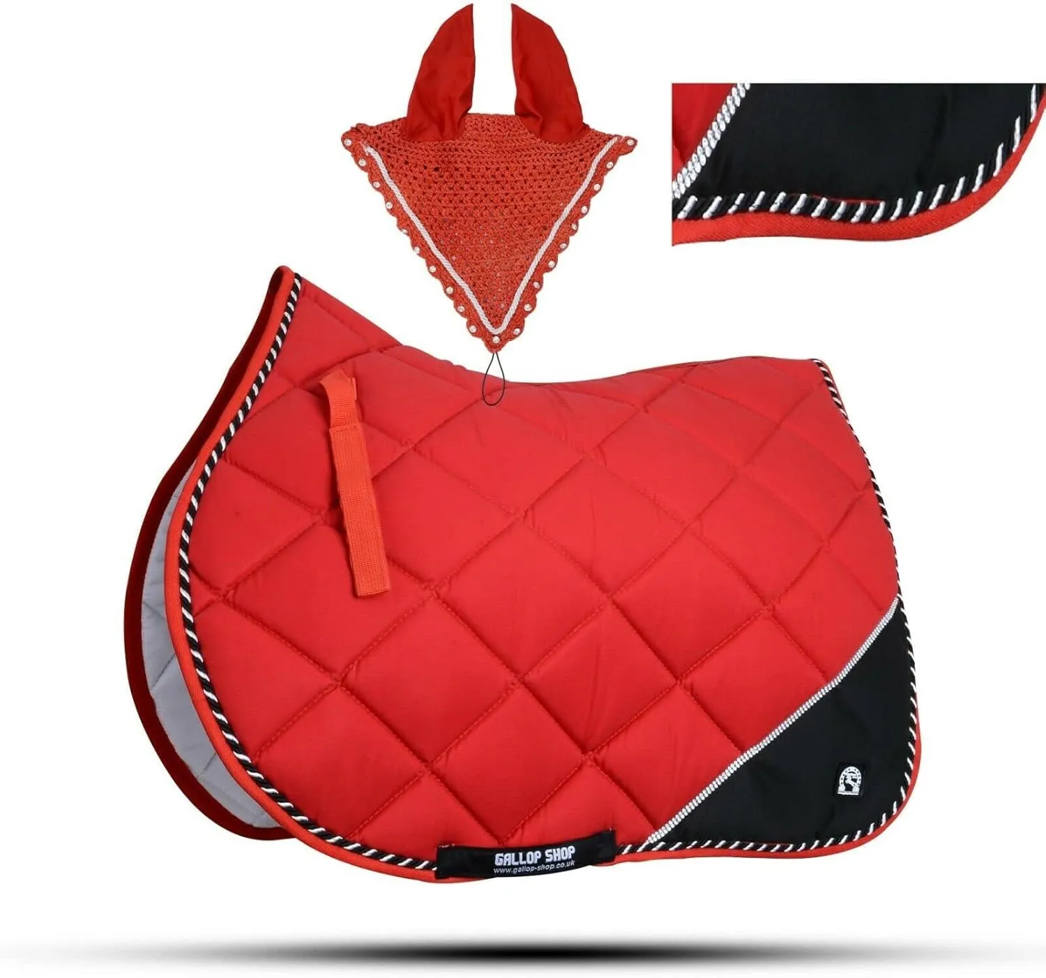 Numnah General Saddle Pads Jewel Trimming Amara Palm Free Ear (Ship from USA)