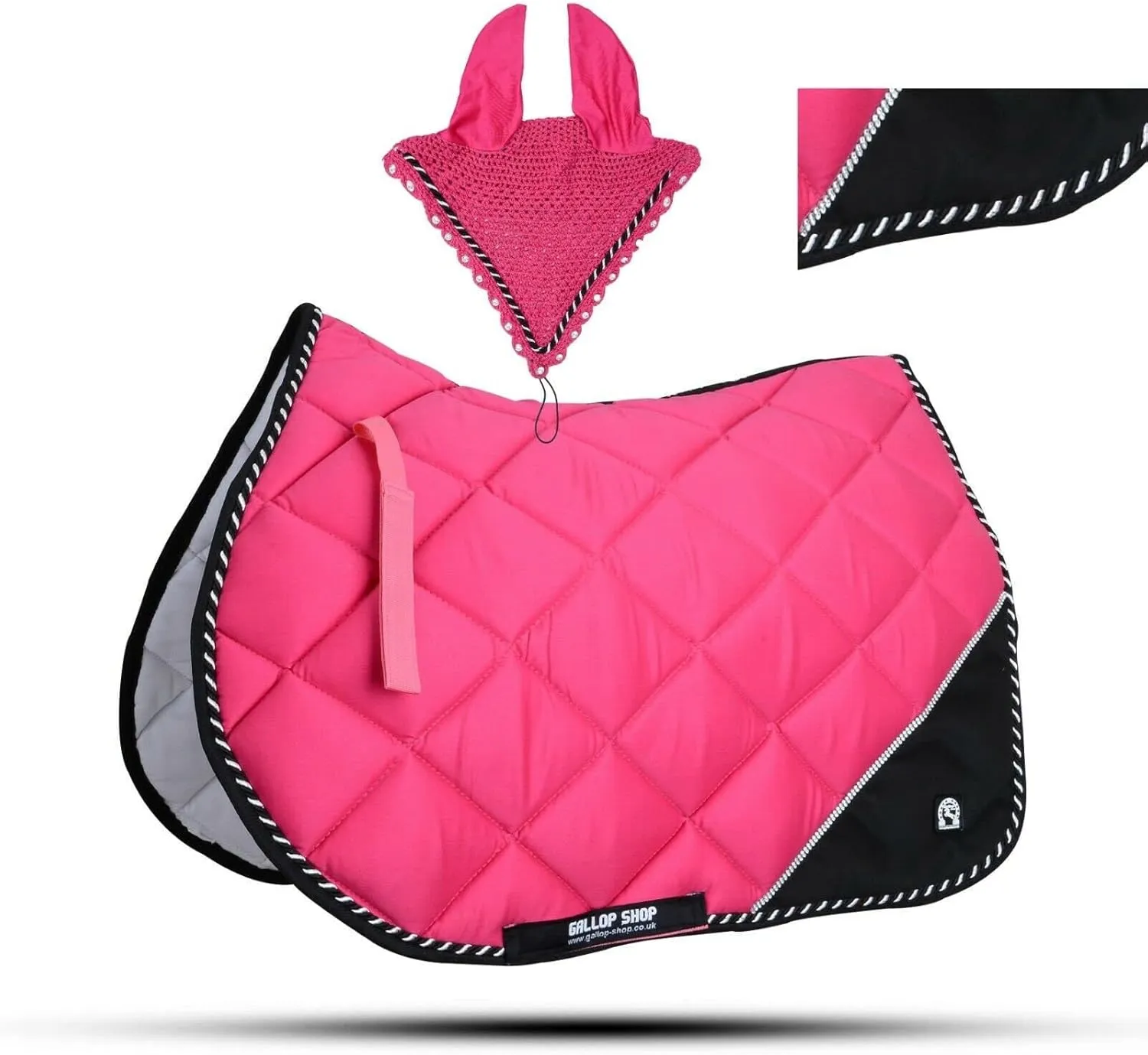 Numnah General Saddle Pads Jewel Trimming Amara Palm Free Ear (Ship from USA)