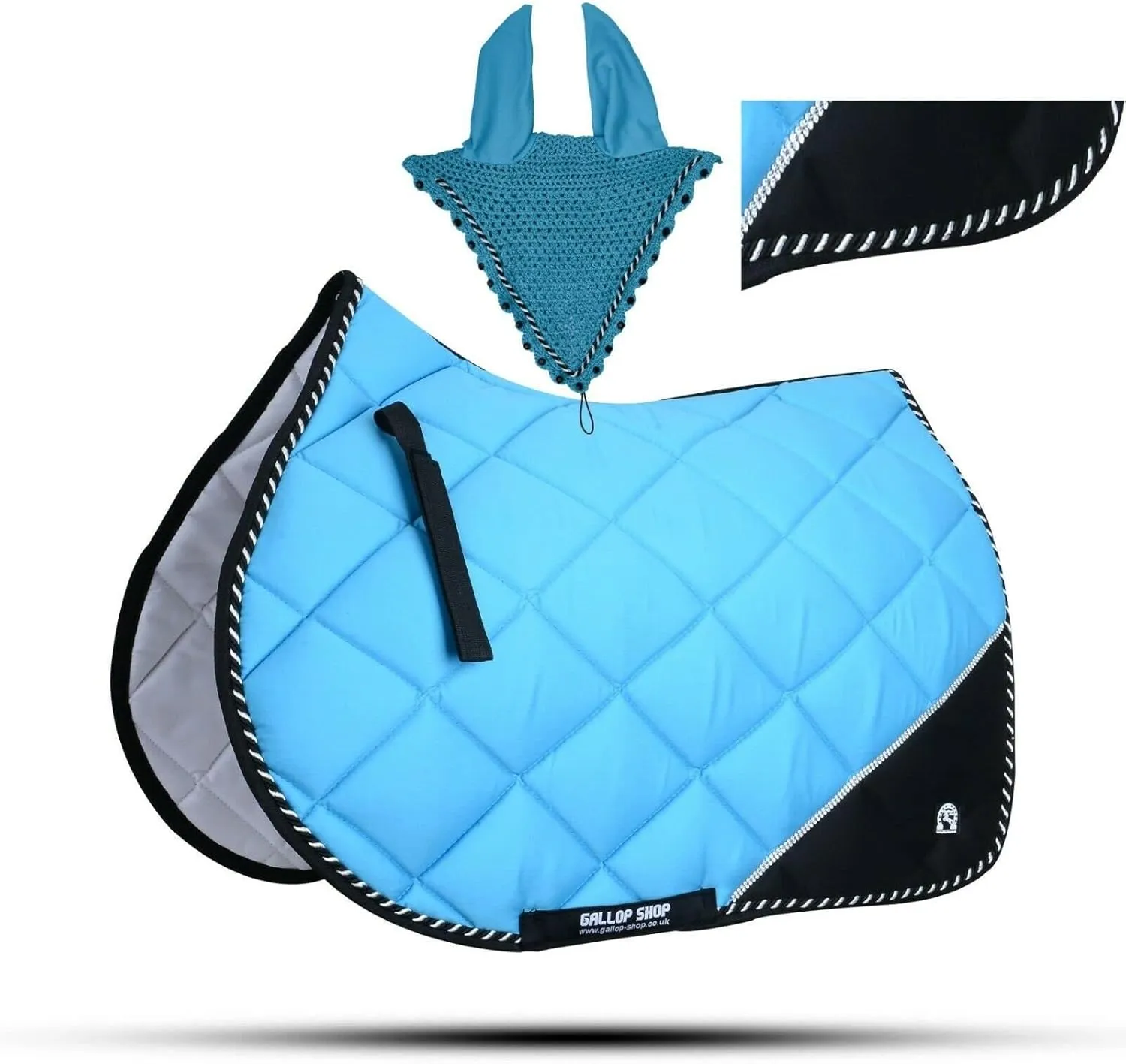 Numnah General Saddle Pads Jewel Trimming Amara Palm Free Ear (Ship from USA)