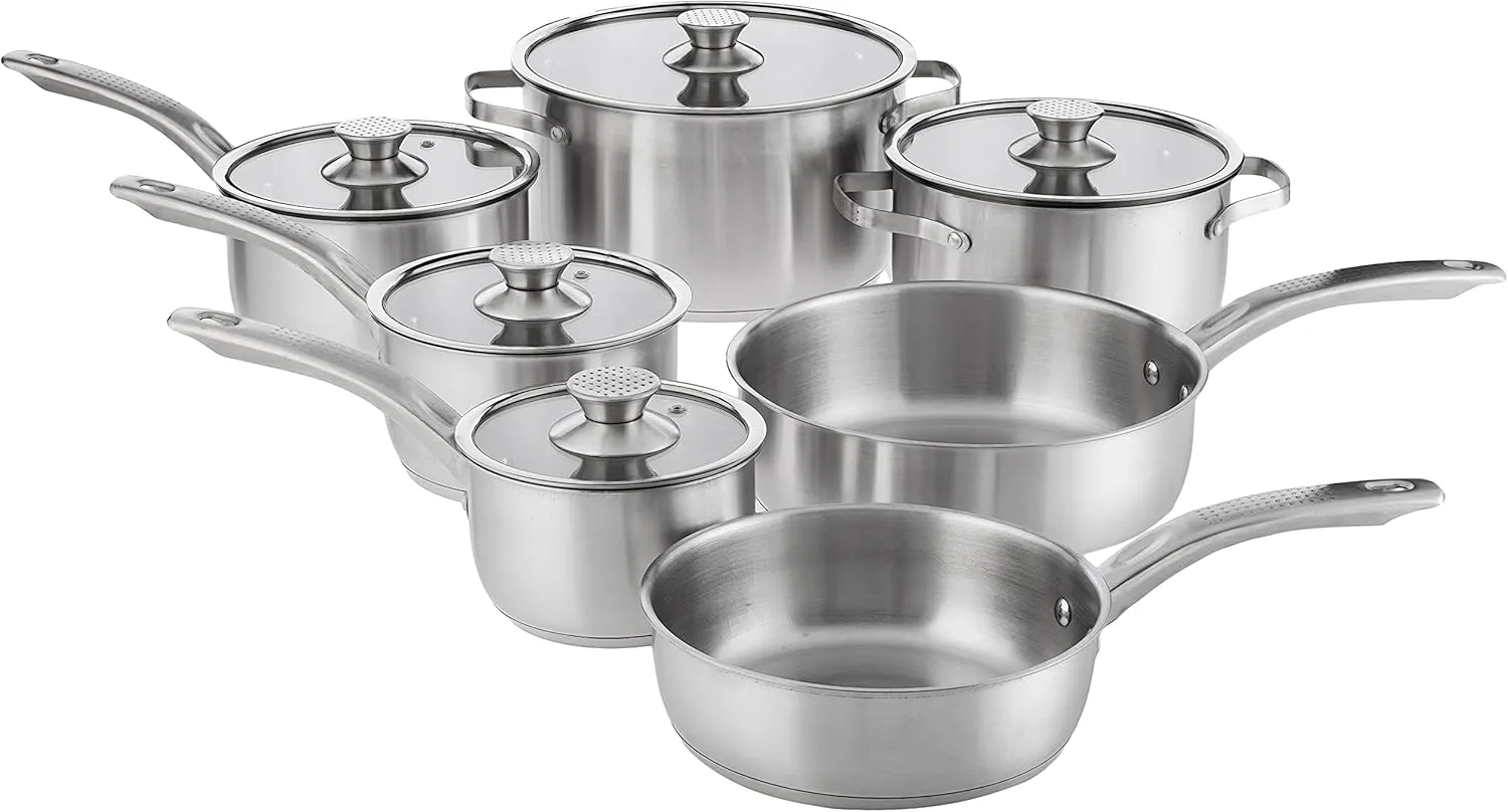 Old Dutch 12 Pc. Stainless Steel Cookware Set