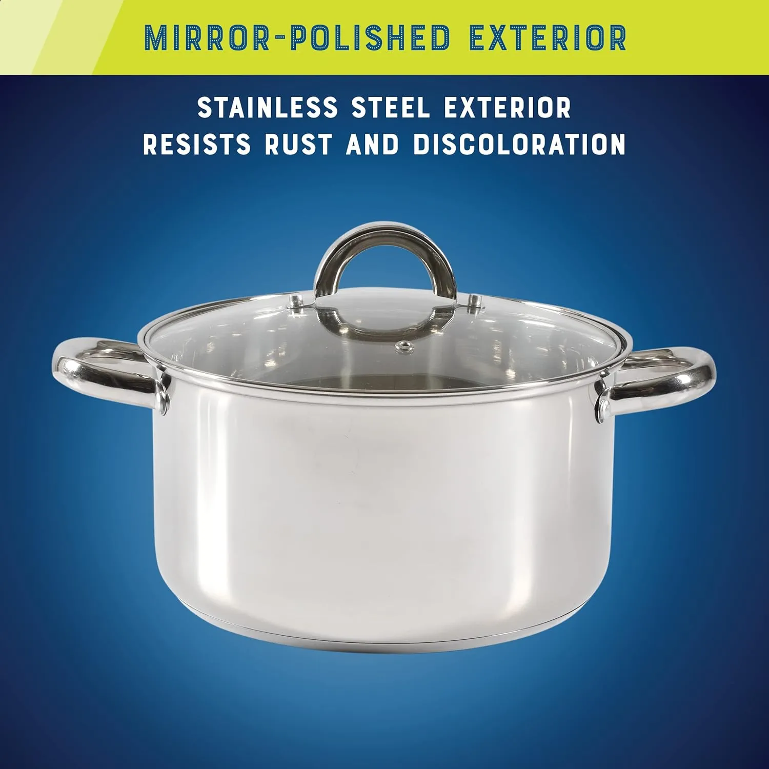 Oster Sangerfield 12 Piece Stainless Steel Cookware Set W/Kitchen Tools
